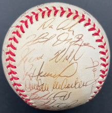 Load image into Gallery viewer, 1998 Tampa Bay Devil Rays Inaugural Team Autographed x33 Baseball MLB Signed JSA