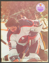 Load image into Gallery viewer, 1978 Edmonton Oilers vs Czechoslovakian All-Stars Vintage WHA Hockey Program
