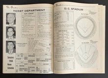 Load image into Gallery viewer, 1966 Washington Senators MLB Baseball Yearbook Vintage Year Book