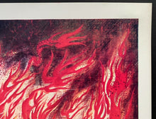 Load image into Gallery viewer, 1969 Original Authentic Bob Dylan Blacklight Poster Earth Fire Water Air Music