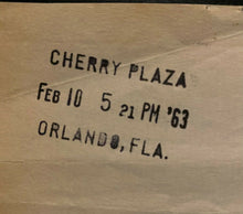 Load image into Gallery viewer, 1963 Vintage Signed Jayne Mansfield Autograph Cherry Plaza Hotel Stationary LOA