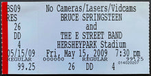 Load image into Gallery viewer, 2009 Bruce Springsteen + E Street Band Vintage Concert Ticket Stub Hersheypark