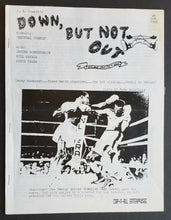 Load image into Gallery viewer, 1986 JR Jowett's Boxing Publication Booklet "Down, But Not Out" Vintage Fight