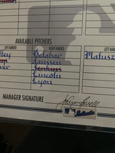 Load image into Gallery viewer, 2012 Game-used Line-up Card Toronto Blue Jays At Baltimore Orioles MLB Authenticated