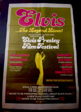 Load image into Gallery viewer, Elvis Presley Film Festival 1970s Memorial Full-Size Large Music Rock Poster