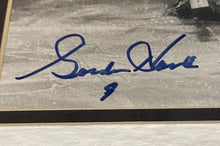 Load image into Gallery viewer, Signed Gordie Howe Johnny Bower “Original Six Action” Framed NHL Hockey Photo COA