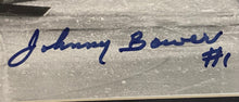 Load image into Gallery viewer, Signed Gordie Howe Johnny Bower “Original Six Action” Framed NHL Hockey Photo COA