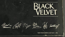 Load image into Gallery viewer, Team Canada 1994 Cardboard Hockey Photo Black Velvet