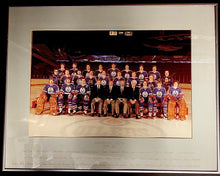 Load image into Gallery viewer, 1980/81 Edmonton Oilers Framed Team Photo Hung In Owners Office