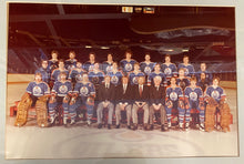 Load image into Gallery viewer, 1980/81 Edmonton Oilers Framed Team Photo Hung In Owners Office
