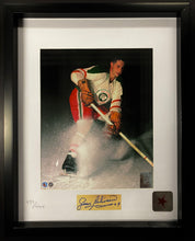 Load image into Gallery viewer, Jean Beliveau Autograph Framed 8X10 Photo Quebec Aces Limited NHL COA