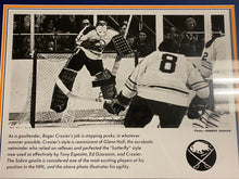 Load image into Gallery viewer, Roger Crozier Buffalo Sabres Butterfly Goalie Framed NHL Hockey Photo