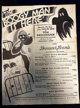 Load image into Gallery viewer, 1929 P.O.S “The Boogy Man is Here” Broadside Tom Gerunovich Song From “Melody Lane”