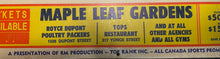 Load image into Gallery viewer, 1973 Maple Leaf Gardens Welterweight Championship Fight Card Original Broadside