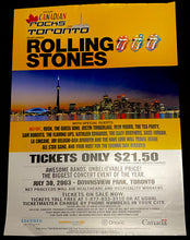 Load image into Gallery viewer, 2003 Molson Canadian Rocks For Toronto Festival Rolling Stones ACDC RUSH Justin Timberlake Large Music Poster