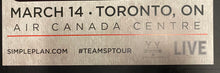Load image into Gallery viewer, 2016 Simple Plan Original Concert Tour Toronto Show @ACC Poster
