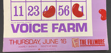 Load image into Gallery viewer, Original 1988 Fillmore Wire Concert Poster Voice Farm