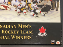 Load image into Gallery viewer, 2002 Canadian Mens Olympic Hockey Team Gold Medal Winners Plaque