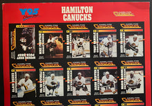 Load image into Gallery viewer, 1992/93 Hamilton Canucks Hockey Player Trading/Collector Cards Uncut Sheet