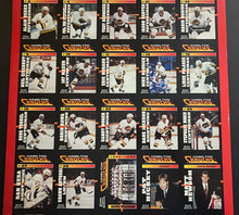 Load image into Gallery viewer, 1992/93 Hamilton Canucks Hockey Player Trading/Collector Cards Uncut Sheet