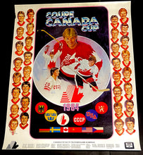 Load image into Gallery viewer, 1984 Canada Cup Hockey Poster Wayne Gretzky Orr Henderson + Multiple NHLers