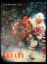 Load image into Gallery viewer, 1987 Canada Cup Men’s Team Canada Tournament Preview Plaque
