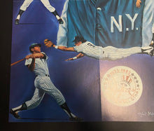 Load image into Gallery viewer, 1983 New York Yankees Season Commemorative MLB Baseball Poster Babe Ruth