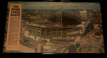 Load image into Gallery viewer, “The Dome Takes Shape” Historic Original Framed Article Toronto Blue Jays Skydome MLB Baseball