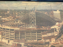 Load image into Gallery viewer, “The Dome Takes Shape” Historic Original Framed Article Toronto Blue Jays Skydome MLB Baseball