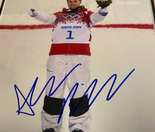 Load image into Gallery viewer, Alexandre Bilodeau Signed Framed 8" X 10" Photograph Vancouver 2010 Ticket Stub Framed Display JSA