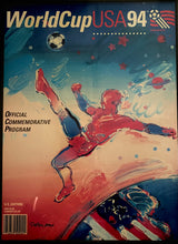 Load image into Gallery viewer, 1994 World Cup U.S.A Framed Tournament Program + Full Pin Collection Soccer/Football Piece
