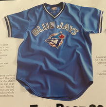 Load image into Gallery viewer, Toronto Blue Jays Jerseys Over The Past 20 Years Honda Baseball Poster