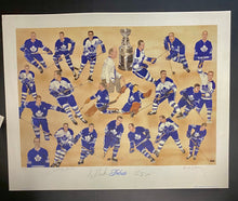 Load image into Gallery viewer, Signed 1967 Toronto Maple Leafs Stanley Cup Anniversary “Tribute” Bauer Ellis Shack COA