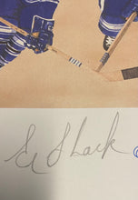 Load image into Gallery viewer, Signed 1967 Toronto Maple Leafs Stanley Cup Anniversary “Tribute” Bauer Ellis Shack COA