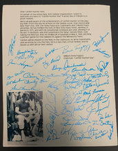 Load image into Gallery viewer, James “Catfish” Hunter Tribute Program/Inset/Poster New York Yankees MLB Baseball
