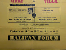 Load image into Gallery viewer, 1973 Clyde Gray V Papa Villa Halifax Forum Canadian Welter Weight Champ Original Broadside