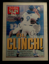 Load image into Gallery viewer, 1992 Signed Toronto Sunday Sun Duane Ward John Olerud Framed MLB Baseball Photo