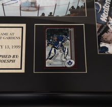 Load image into Gallery viewer, Autographed Toronto Maple Leafs Curtis Joseph Framed Photo With COA
