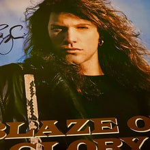 Load image into Gallery viewer, Jon Bon Jovi Signed JSA Authenticated Blaze Of Glory Thick Cardboard Broadside
