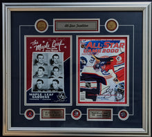 Load image into Gallery viewer, Framed Toronto Maple Leafs Signed All-Star Programs Sundin Joseph Kennedy Lindsay
