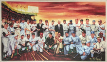 Load image into Gallery viewer, "Boys Of Summer - Men Of Fall" Deceased MLB President Kennedy DiMaggio Williams Babe Ruth Berra Robinson Framed Print
