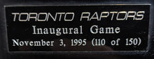 Load image into Gallery viewer, Game Used Toronto Raptors Chair Inaugural Game NBA Basketball Vintage 110/150
