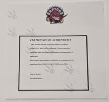 Load image into Gallery viewer, Game Used Toronto Raptors Chair Inaugural Game NBA Basketball Vintage 110/150