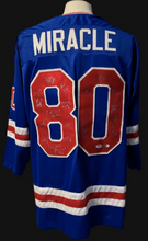 Load image into Gallery viewer, 1980 USA Olympic Hockey Jersey Team Signed Autographed PSA Authenticated
