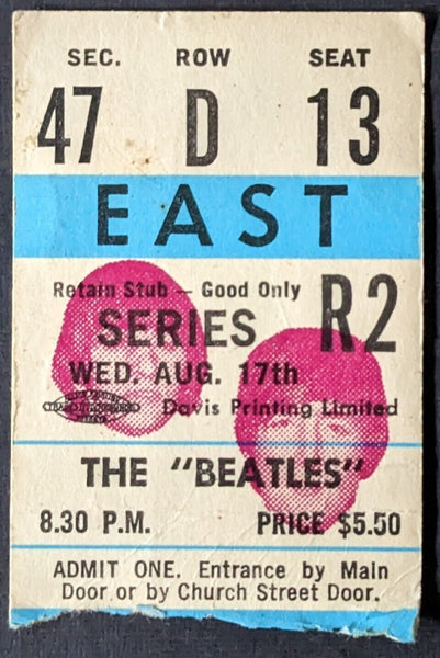 The Treasure Trove of Beatles Tickets