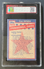 Load image into Gallery viewer, 1984 Topps MLB #400 Cal Ripken Baltimore Orioles All-Star Baseball Card KSA Vtg

