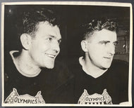 1935-36 IHL Hockey Detroit Olympics Players Type 1 Vintage Photo John Gallagher
