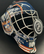 Load image into Gallery viewer, Ilya Sorokin Signed/Autographed Replica New York Islanders Goalie Mask JSA COA
