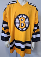 Boston Bruins Big B Yellow Replica NHL Hockey Jersey XXL Custom Crafted #29
