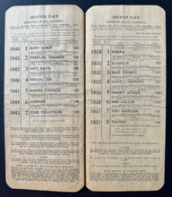 Load image into Gallery viewer, 1948 Woodbine Racetrack Rare Vintage King's Plate Program - Won By (a) Last Mark
